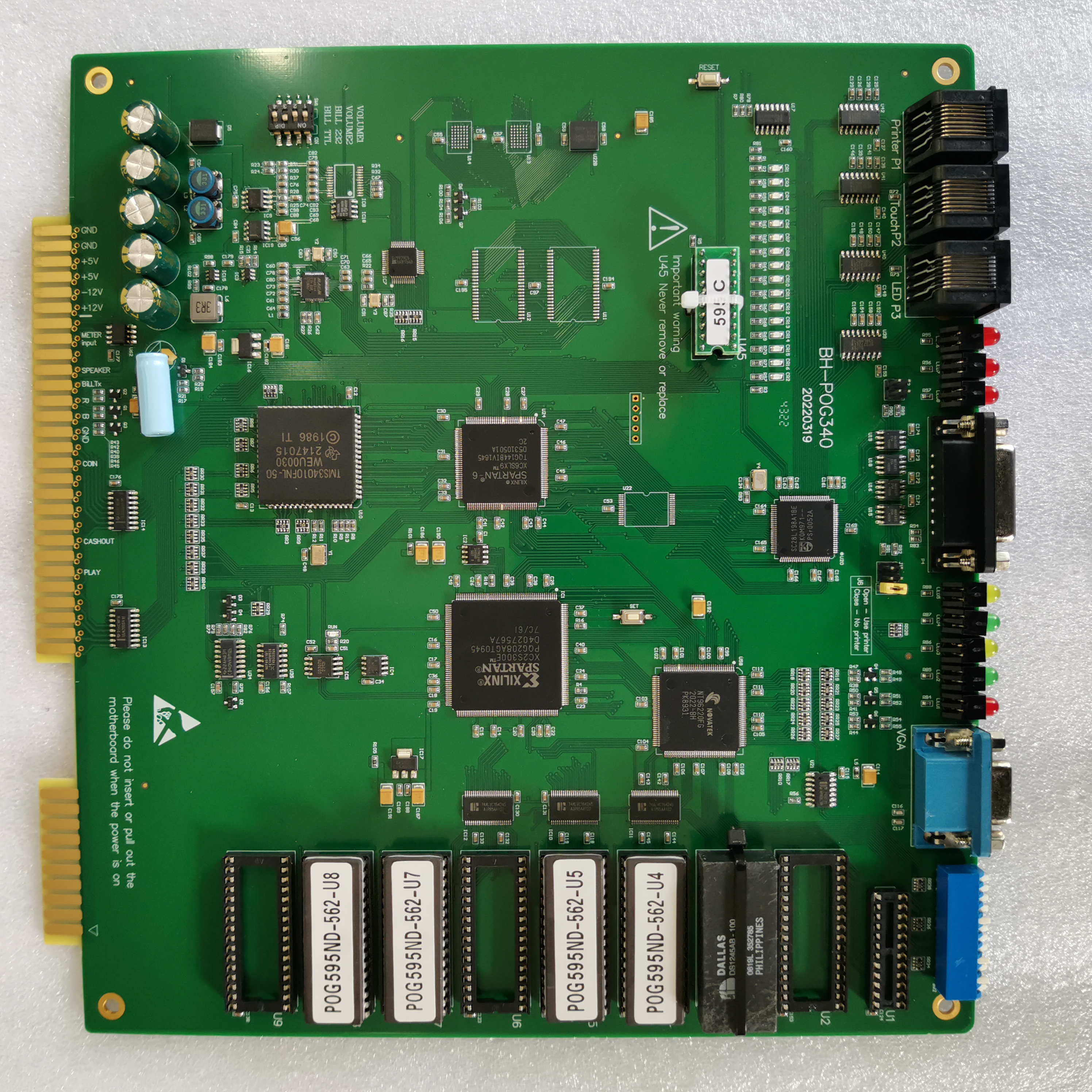 Stock T340+ POT O GOLD America popular board game POG 506 510 580 371 595 all Version Game PCB Manufacture