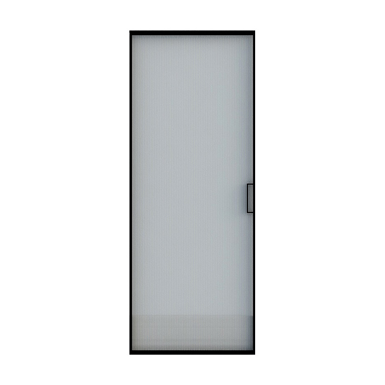 Aluminum modern double window doors Double glazed balcony bathroom with flat doors