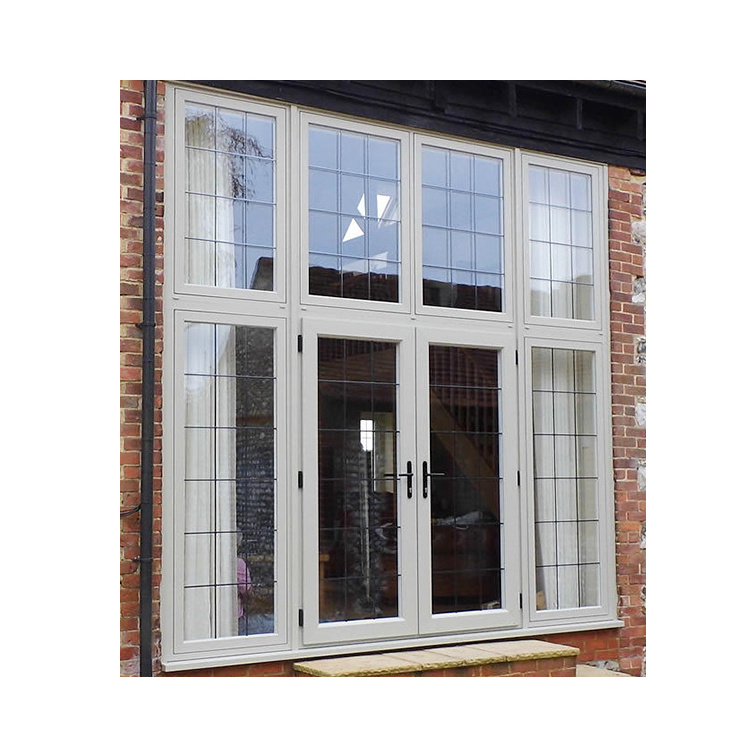 Factory custom direct modern plastic steel double glazed interior doors balcony Casement Doors