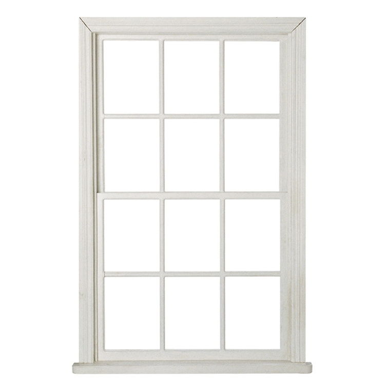 upvc windows double lift  windproof dustproof Sash Aluminum Windows American Style