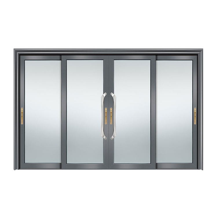 Factory Price Custom Size Soundproof balcony pvc sliding glass doors pvc doors and Windows