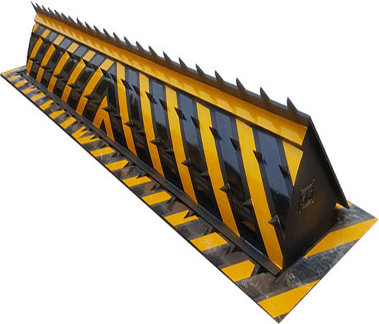 Parking stopper hydraulic anti-crash automatic road blocker with traffic spike system