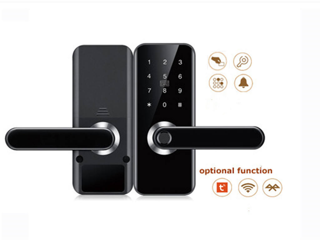 Wifi Keyless Door Finger Fingerprint Entry Electric Smart Gate Locks Wifi Home Intelligent Lock with American Standard