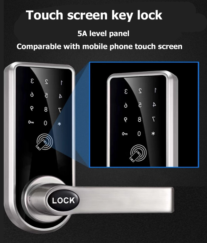 WiFi Smart Digital Lock Keyless Entry Door Lock Serraduras Digitales Electric Handle Front Door lock With Keypad