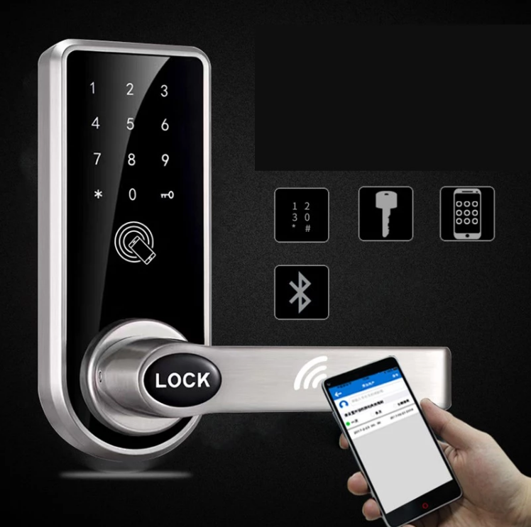 WiFi Smart Digital Lock Keyless Entry Door Lock Serraduras Digitales Electric Handle Front Door lock With Keypad