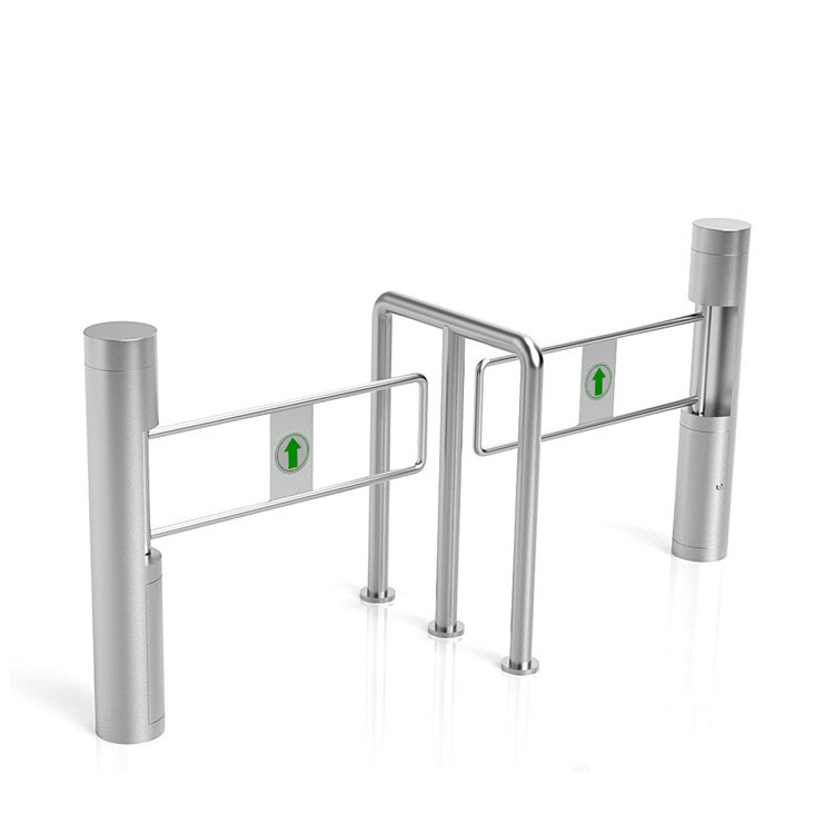 Mechanical automatic barrier swing gate for supermarket entrance access control