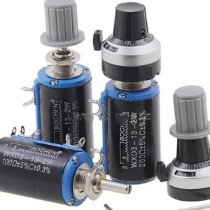 WXD3-13-2W 1K/2.2K/3.3K/4.7K/10K/22K/47K/100K double potentiometer A50K RV09 adjustable potentiometer