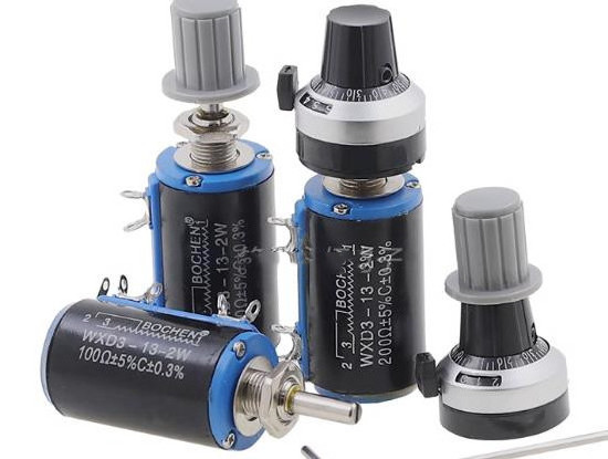 WXD3-13-2W 1K/2.2K/3.3K/4.7K/10K/22K/47K/100K double potentiometer A50K RV09 adjustable potentiometer