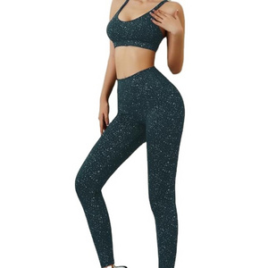 OEM Supply Custom Private Label Sexy tummy control legging and bra Gym Yoga Fitness Wear For Women Dropshipping