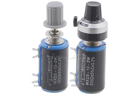 WXD3-13-2W 1K/2.2K/3.3K/4.7K/10K/22K/47K/100K double potentiometer A50K RV09 adjustable potentiometer