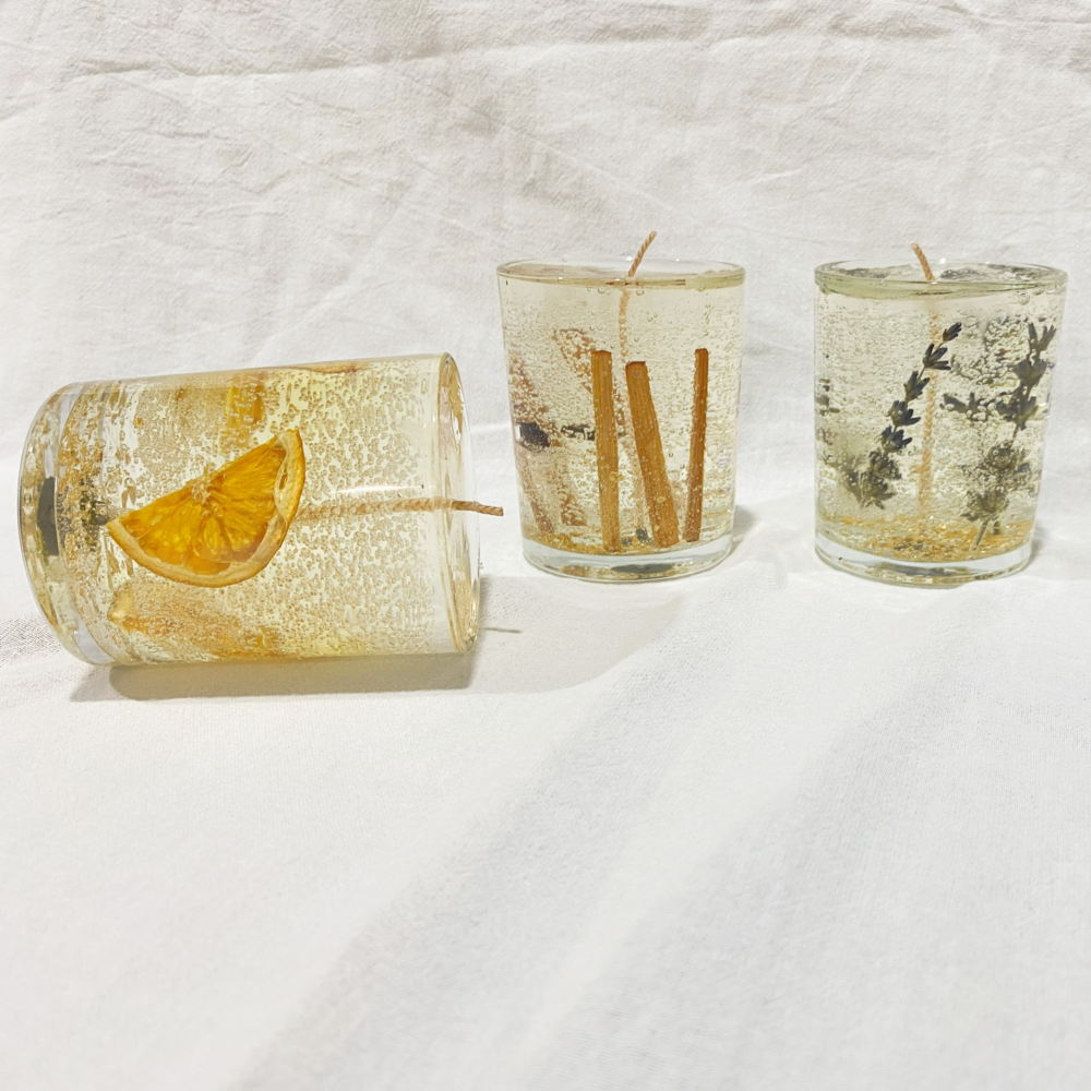 Art Dazzling Jelly Scented Candles Handmade Scented Candles Home Bedroom Crystal Scented Candles