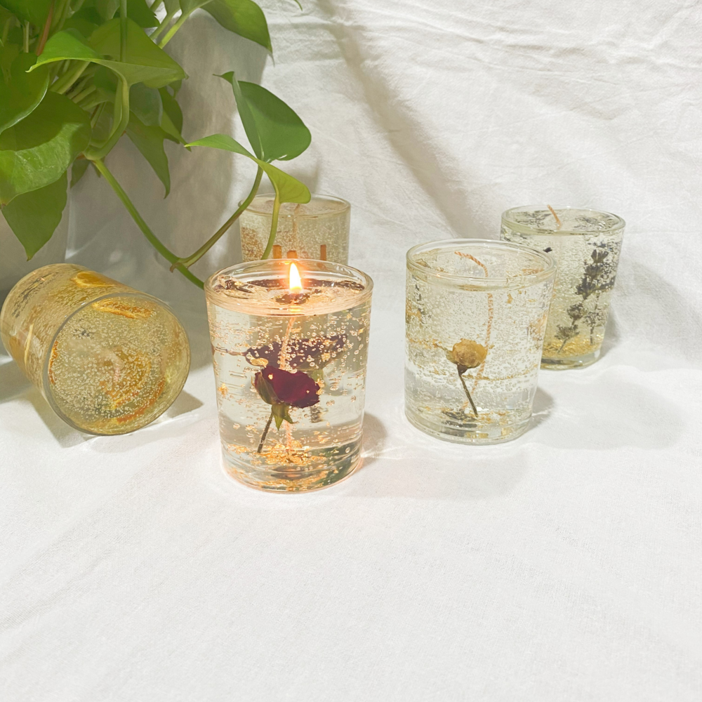 Art Dazzling Jelly Scented Candles Handmade Scented Candles Home Bedroom Crystal Scented Candles