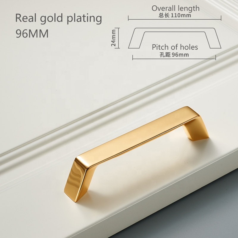 Hanton Brass Handle New Chinese Style Cabinet Door Drawer Handle Modern Simple Wardrobe American Style Cabinet Door Brass Handle