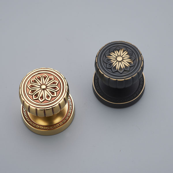 Designed pure copper high quality and best-selling round split door locks for interior doors