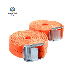 1" Cam buckle luggage tie down strap endless polypropylene 10ft 200kgs breaking strength