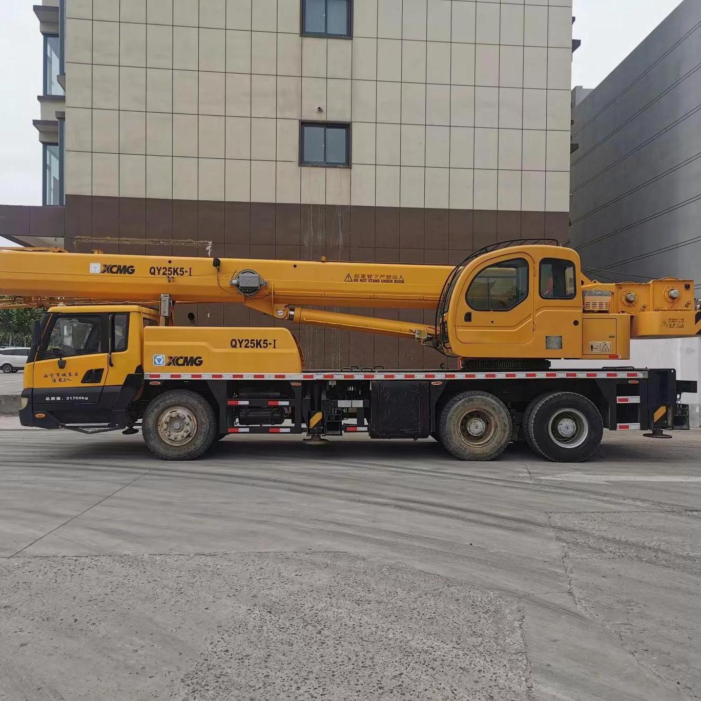 Excellent Quality Used 25 Tons Mobile Truck Crane QY25K-1 Factory Price For Sale Electric Pickup Truck Crane