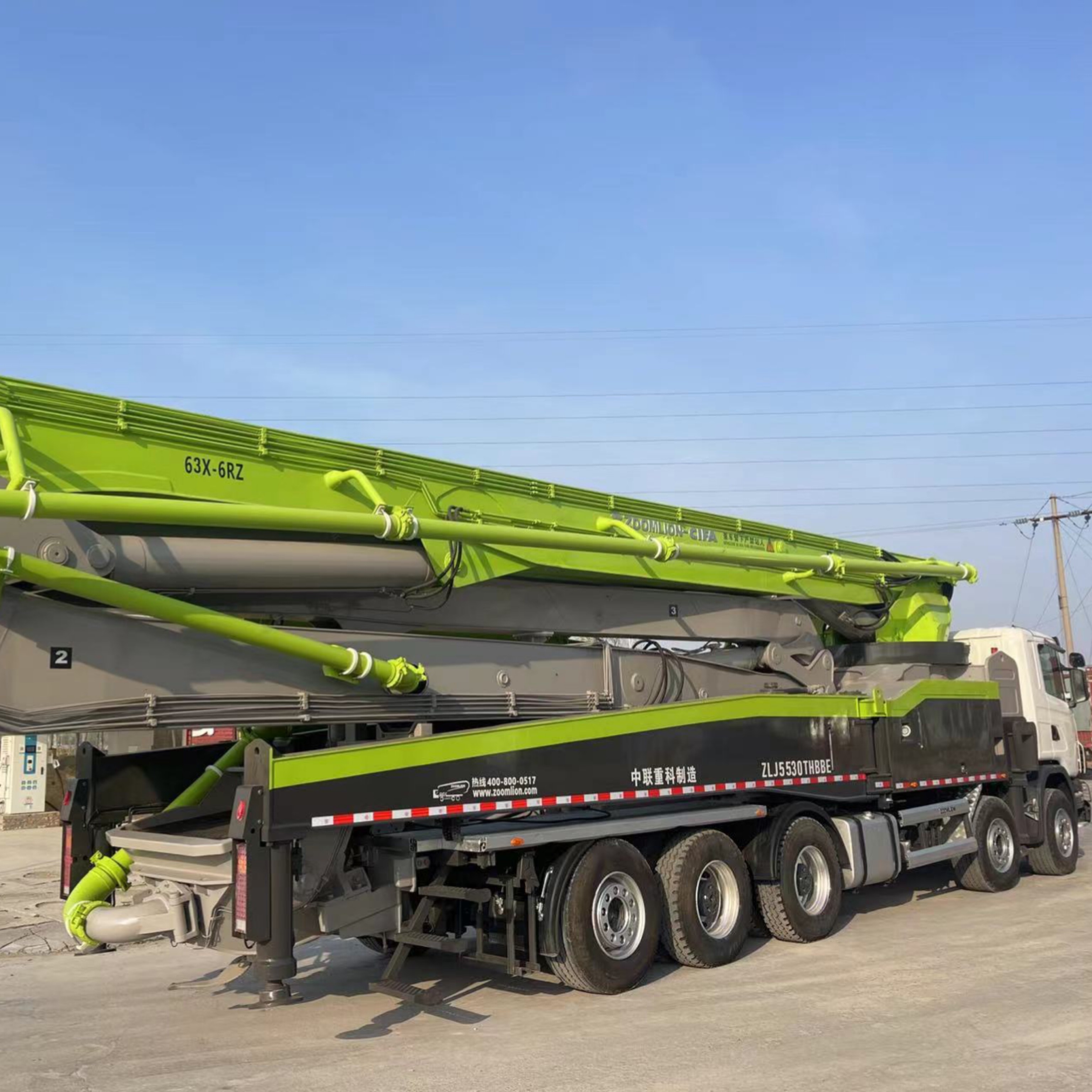 Zoomlion 63M Truck Mounted Concrete Pump with Good Price