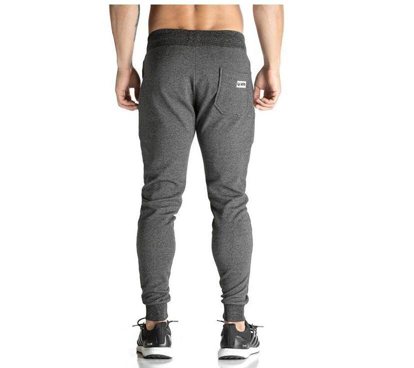 Fashion Custom Mens Jogger Pants Gym Elastic Waist Sports Casual Trousers With Drawstring