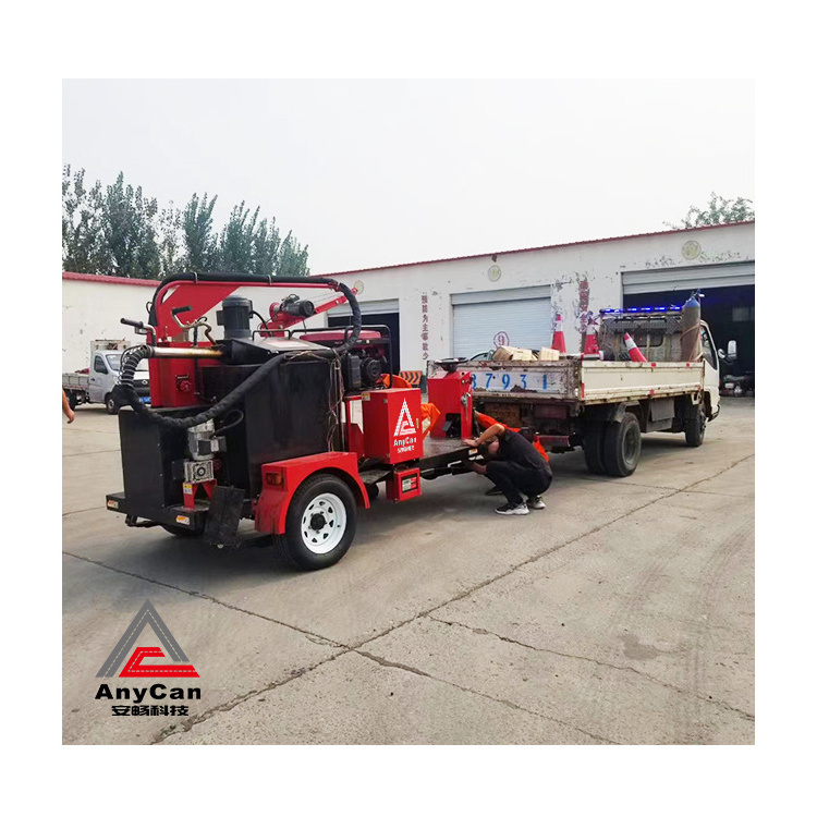 Crack sealing machine 400L self-propelled and trailer type asphalt crack filler