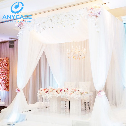 Round wedding backdrop design pipe and drape kits used pipe and drape for sale