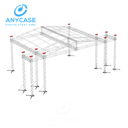 Global 290mm*290mm customized aluminum spigot truss stand dj truss table