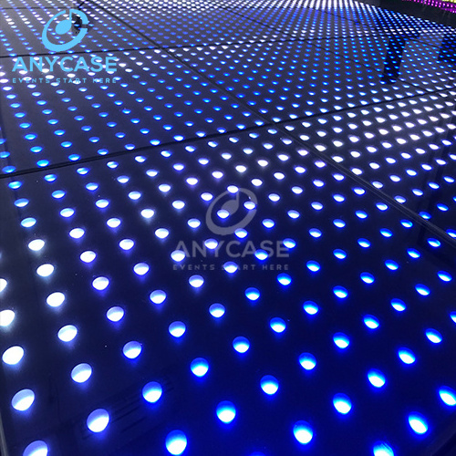 Mobile portable pixel DMX rgb car show video led dance floor mats for party event