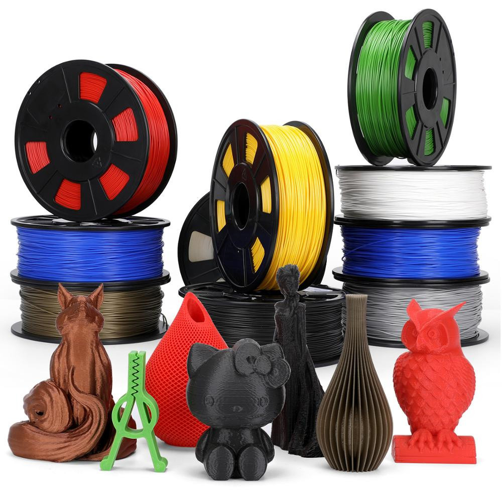 ANYCUBIC black high quality cheap pla abs wood flexible filament 1.75 tpu 3d printing filament 1kg 3d printer  from china