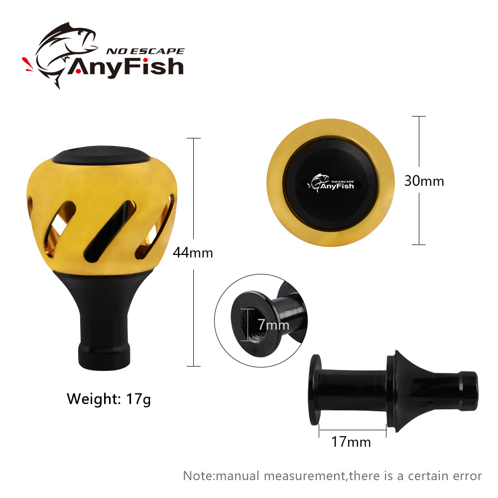 ANYFISH  Fishing Reel Handle Knob Power Knob for DAIWA RYOBI Spinnnig Baitcast Reel DIY  light weight