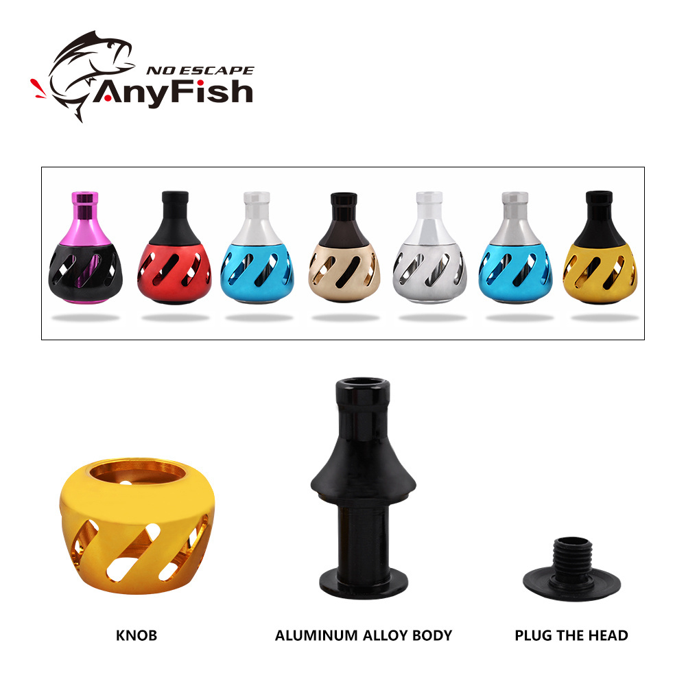 ANYFISH  Fishing Reel Handle Knob Power Knob for DAIWA RYOBI Spinnnig Baitcast Reel DIY  light weight