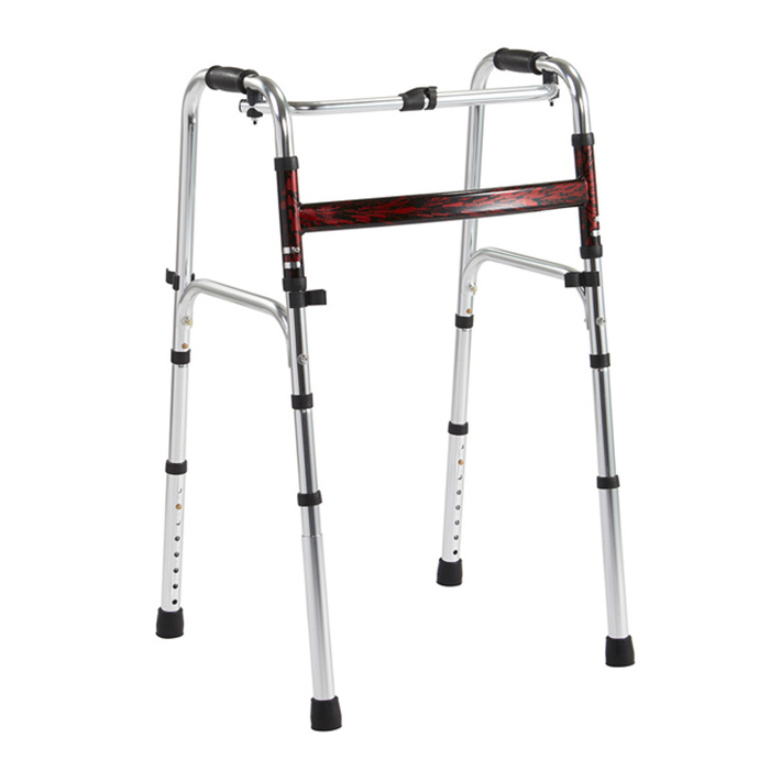 Elderly 4 legs old people crutch walker