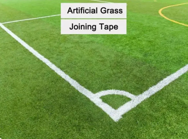 Dark Green Artificial Grass Tape Self Adhesive Double Sided Synthetic Turf Seaming Tape Fixing Green Lawn