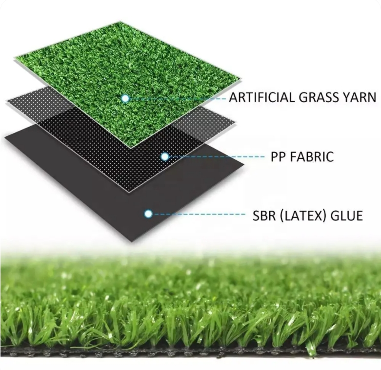 High quality artificial grass turf slope ski slope hanging green grass backdrop