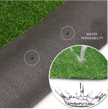 Environment-friendly Materials Natural Looking Soft Yarn C Shape 35mm Lawn For Landscaping Nylon Green Mat Artificial Grass