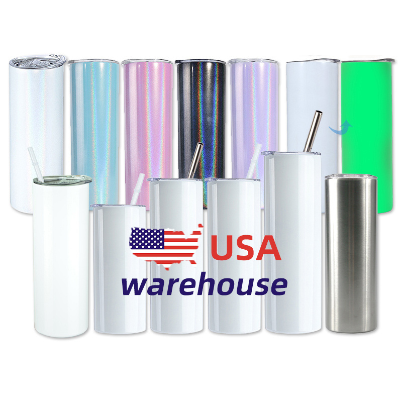 Anyihaojia taza sublimable 20 oz skinny sublimation tumblers wholesale bulk usa warehouse 30 oz  tumbler 20 oz stainless steel