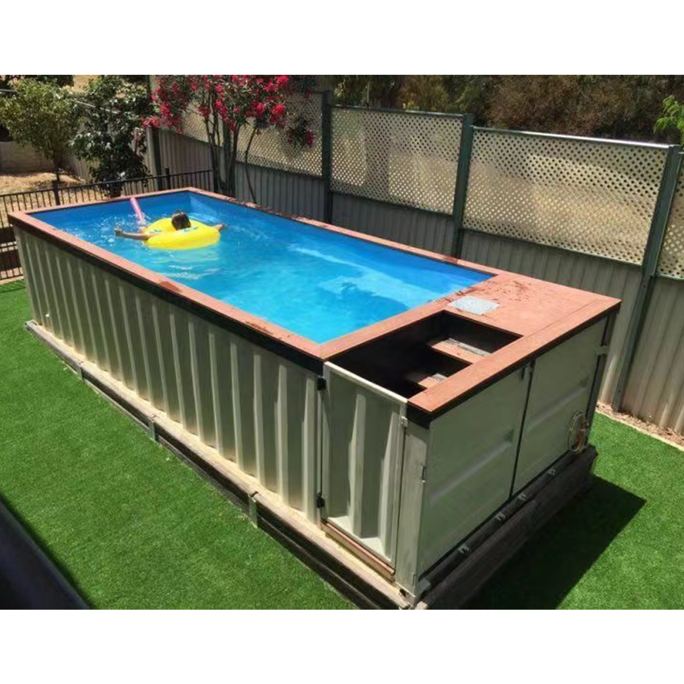 20 ft Shipping Container Swimming Pool 20ft Outdoor with Filtration and Heating System