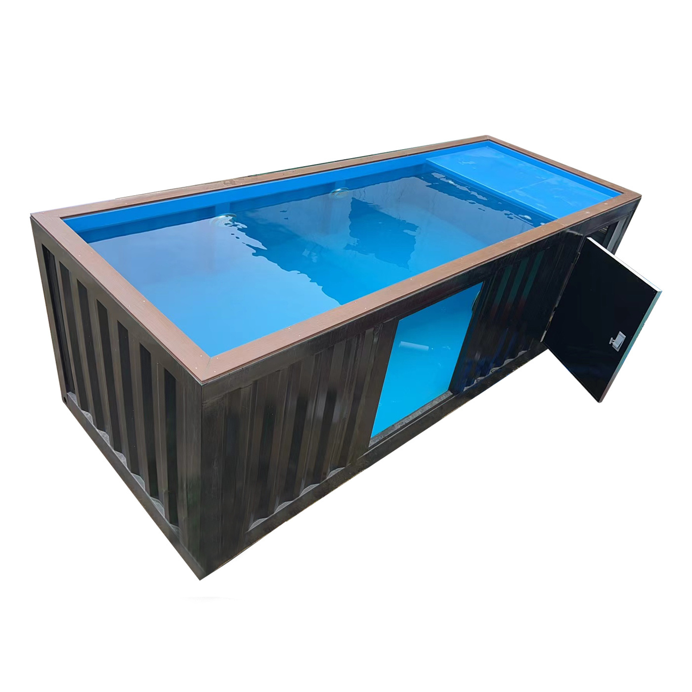 20 ft Shipping Container Swimming Pool 20ft Outdoor with Filtration and Heating System