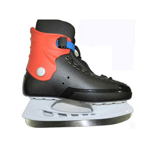 Warm and cold-resistant adjustable ice hockey skates, impact-resistant speed artificial ice skating