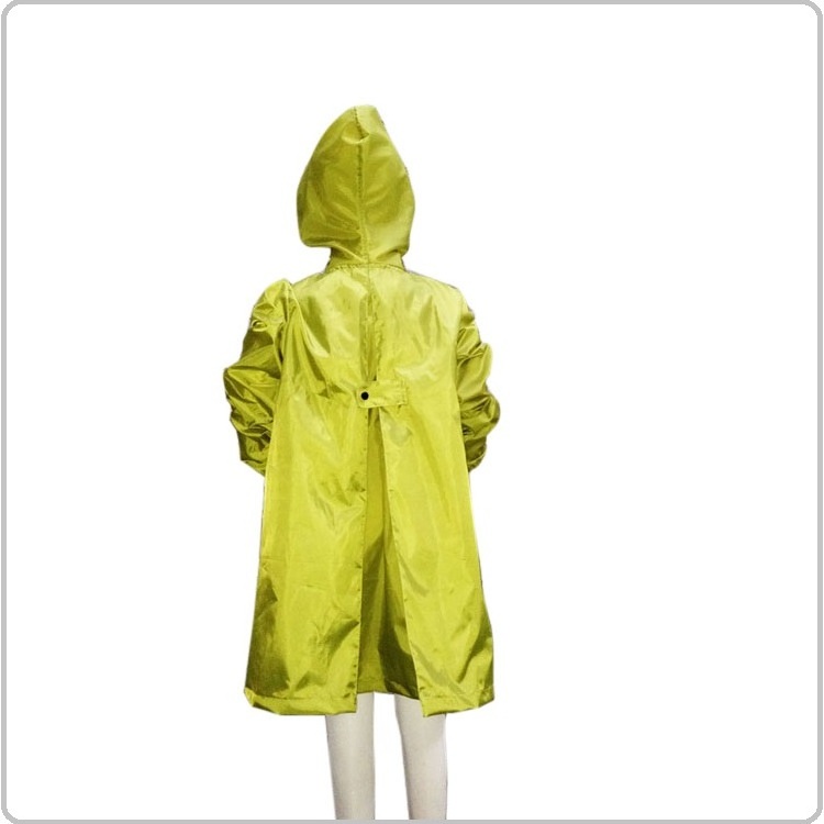 Cartoon Cute Boys Girls Polyester Kids Yellow Toddler Raincoats And Ponchos