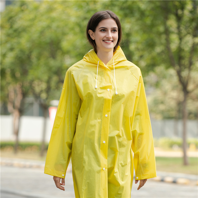 Fashion High quality women and men durable jacket EVA in stocked fashionable rain coat raincoats rain jacket