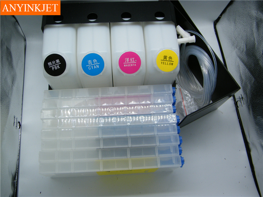 Ciss ink system for Roland VS640 VS420 Mutoh RA640 etc vertical cartridge printer double 4color