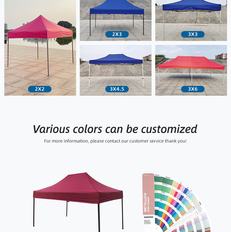 Custom Service Waterproof Folding Tent 3x2 Pop Up Tent Garden Gazebo Outdoor Canopy Tent