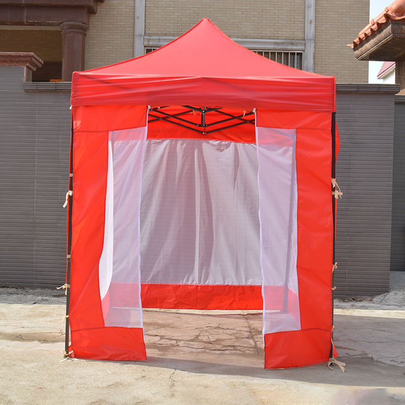 Custom Outdoor 1.5x1.5m Aluminum Gazebo Canopy Pop Up Tent Foldable Tent With Transparent Curtain