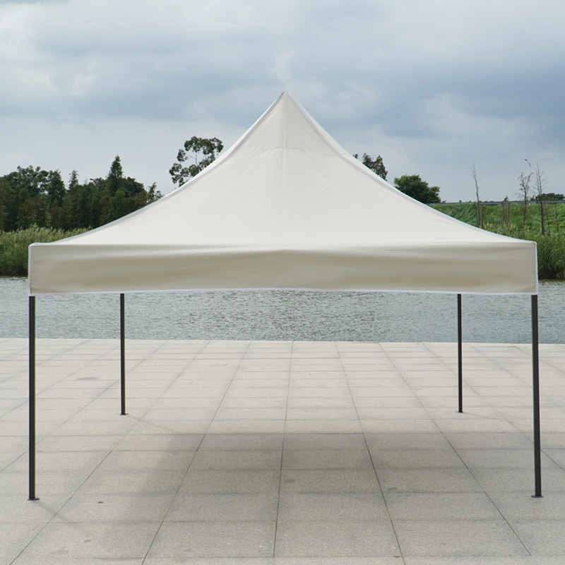 Portable Waterproof Retractable Hexagon 3x3m Canopy Gazebo For Events Pop Up Trade Show Tent