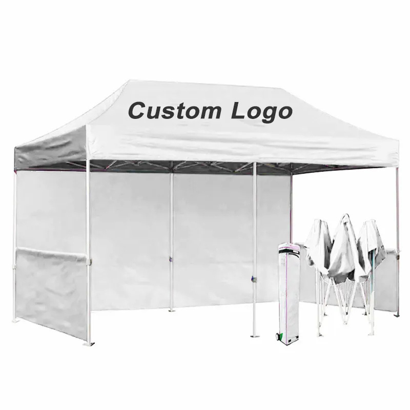 Heavy Duty Aluminum Pop Up Tent Gazebo Beach Tent Gazebo 6x3 Outdoor Trade Show Tent Large Custom Canopy