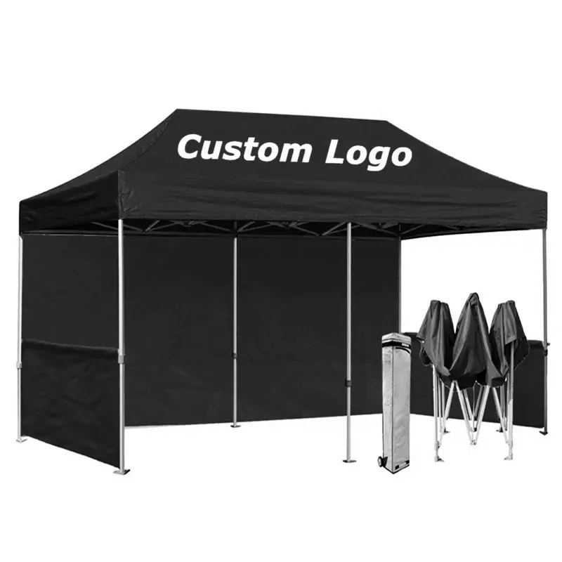 Heavy Duty Aluminum Pop Up Tent Gazebo Beach Tent Gazebo 6x3 Outdoor Trade Show Tent Large Custom Canopy