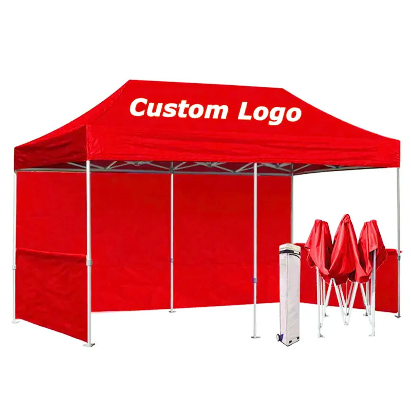 Heavy Duty Aluminum Pop Up Tent Gazebo Beach Tent Gazebo 6x3 Outdoor Trade Show Tent Large Custom Canopy