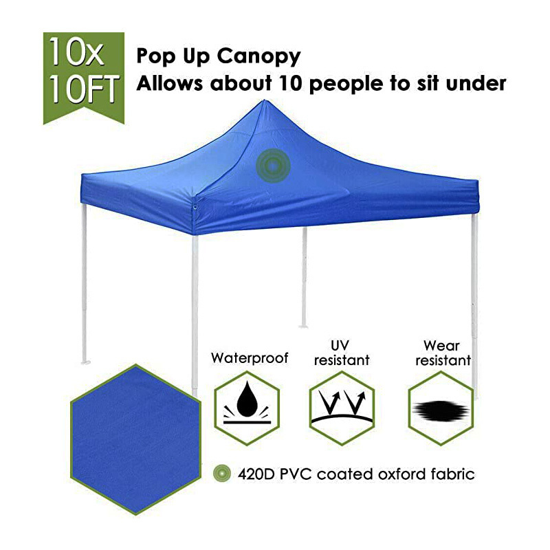 Outdoor Foldable Gazebo Trade Show Events Aluminum Pop Up Canopy Tent 3x3