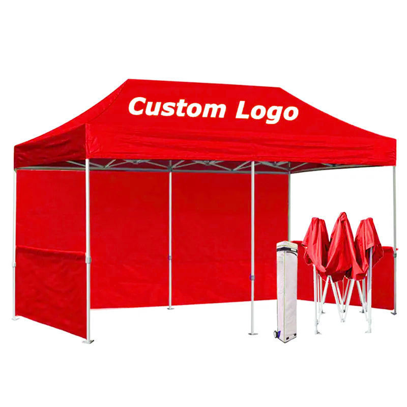 Custom Print Heavy Duty Large Exhibition Trade Show Aluminium 3x6m Pop Up Canopy Tent Gazebo For Events