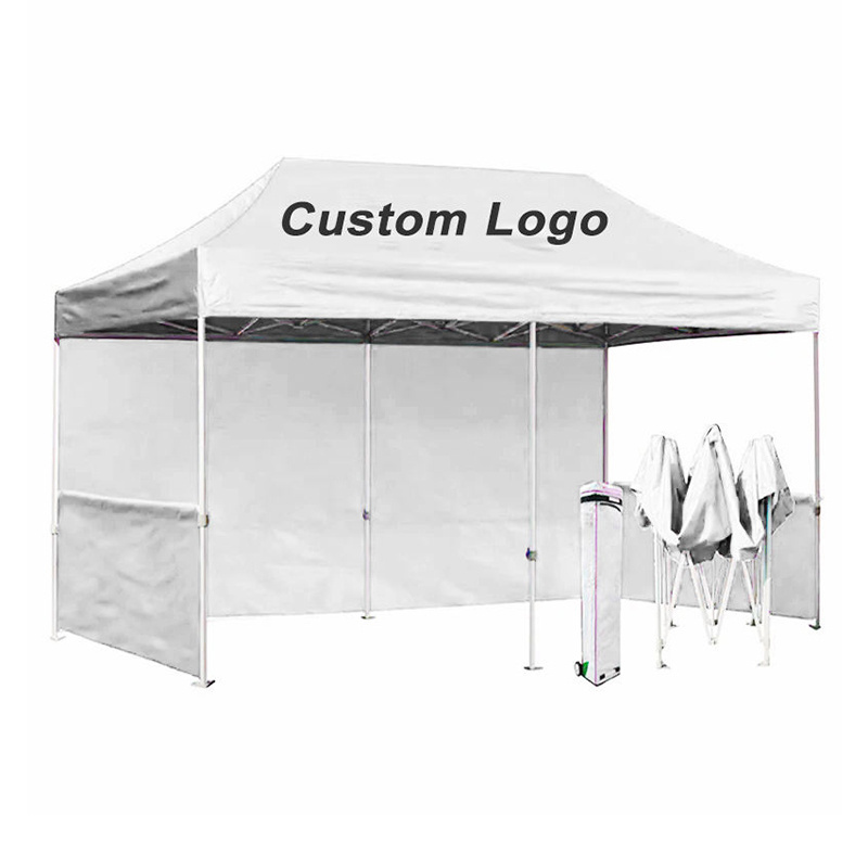 Heavy Duty 3.6x6m Portable Pop Up Canopy Tent Garden Storage Shed Tent for Party Wedding with Removable Sidewalls