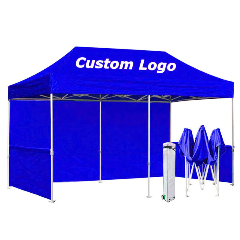 Heavy Duty 3.6x6m Portable Pop Up Canopy Tent Garden Storage Shed Tent for Party Wedding with Removable Sidewalls